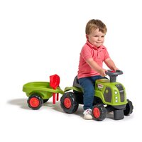 Falk Tracteur Trotteur Pousseur Claas avec remorque verte-Image 3