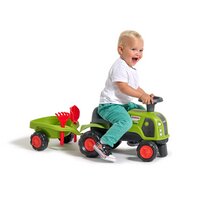 Falk Tracteur Trotteur Pousseur Claas avec remorque verte-Image 4