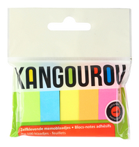 Kangourou plaknotitieblaadjes  - 5 x 100 stuks
