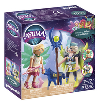 PLAYMOBIL Ayuma 71236 Crystal en Moon Fairy met totemdieren