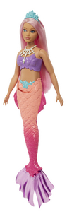 Barbie poupée mannequin Dreamtopia Sirène - cheveux rose clair-Côté droit