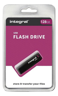Integral USB-stick 128 GB zwart-Vooraanzicht