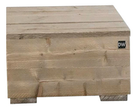 Dutchwood bijzettafel bruin 80 x 80 cm