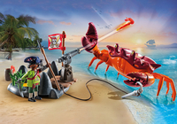 PLAYMOBIL Set de jeu Pirates Pirate et crabe géant 71532-Image 1