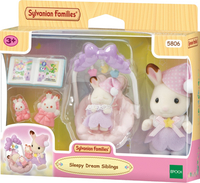 Sylvanian Families - Slaperige droomset broer- zus 5806-Vooraanzicht