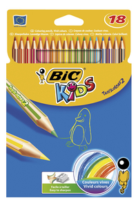 Bic Kids 18 kleurpotloden Tropicolors 2