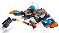 LEGO Marvel Infinity Saga 76278 Le vaisseau spatial de Rocket contre Ronan-Côté gauche