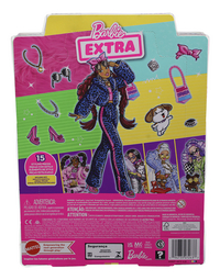 Barbie mannequinpop Extra - Blue Leopard Track Suit-Achteraanzicht