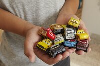 Auto Disney Cars Mini Racers 10-pack met gele McQueen-Afbeelding 8