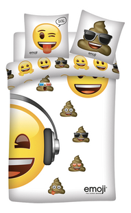 Housse de couette Emoji 2020 flanelle 140 x 200 cm