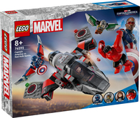 LEGO Marvel Captain America vs Hulk rouge 76292-Avant