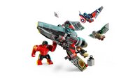 LEGO Marvel Captain America vs Hulk rouge 76292-Détail de l'article