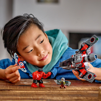LEGO Marvel Captain America vs Hulk rouge 76292-Image 1
