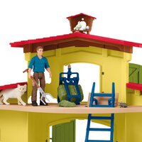 Schleich Figuur Stal boerderij met dieren geel-Artikeldetail