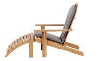 Loungezetel Adirondack teak met voetenbankje Bear Chair-Afbeelding 7