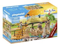 PLAYMOBIL Family Fun 71192 Espace des lions