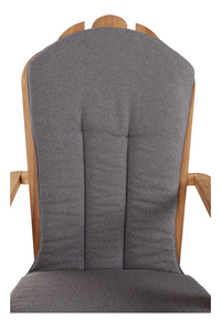 Loungezetel Adirondack teak met voetenbankje Bear Chair-Bovenaanzicht