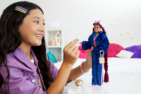 Barbie mannequinpop Extra - Blue Leopard Track Suit-Afbeelding 1