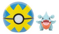 Pokémon Clip 'N Go Wave 10 Gible + Quick Ball-Vooraanzicht