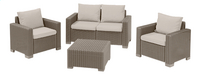 Keter zetel California cappuccino sand - 2 stuks-Afbeelding 1