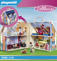 PLAYMOBIL Dollhouse 70985 Mijn Meeneempoppenhuis-Achteraanzicht