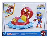 Marvel voiture Spidey et ses Amis Extraordinaires Web-Spinners Spidey avec Roto-Glisseur-Arrière