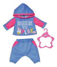 BABY born joggingpak blauw - 43 cm