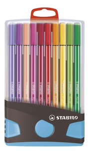 STABILO viltstift Pen 68 Color Parade Blue/Grey - 20 stuks