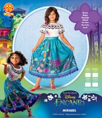 Verkleedpak Disney Encanto Mirabel maat 98/104-Vooraanzicht