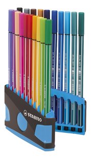 STABILO viltstift Pen 68 Color Parade Blue/Grey - 20 stuks-Vooraanzicht