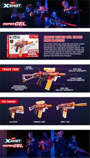 Zuru fusil X-Shot Hyper Gel Trace Fire-Détail de l'article