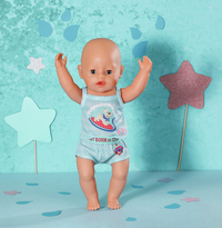 Kledijset BABY born Ondergoed blauw (43 cm)-Afbeelding 2