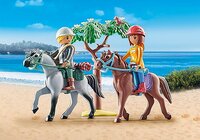 PLAYMOBIL Starter Packs équitation à la plage avec Amelia et Ben 71470-Image 1