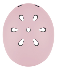 Globber kinderfietshelm Evo Lights Pastel Pink 45-51 cm-Bovenaanzicht