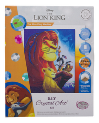 Craft Buddy Crystal Art Kit Disney - The Lion King Medley-Vooraanzicht