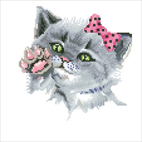 Diamond Dotz Eye Spy Kitty-Artikeldetail
