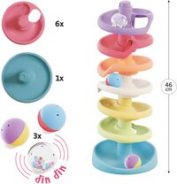 Quercetti Spiral Tower Evo tour de marbre colorée piste en spirale 10 pièces-Détail de l'article