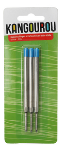 Kangourou cartouche de stylo à bille bleu - 3 pièces