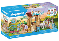 PLAYMOBIL Set de jeu Horses of Waterfall Cavalières avec box et poneys 71494