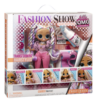 L.O.L. Surprise! pop O.M.G. Fashion Show Hair Edition - Twist Queen-Linkerzijde