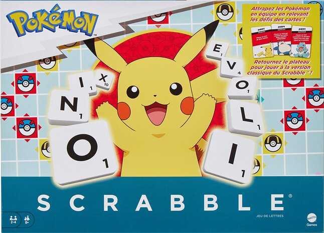 Mattel Games Scrabble Pokémon FR