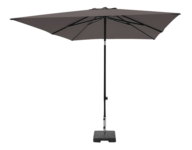 Madison aluminium parasol Denia 2 x 2 m taupe
