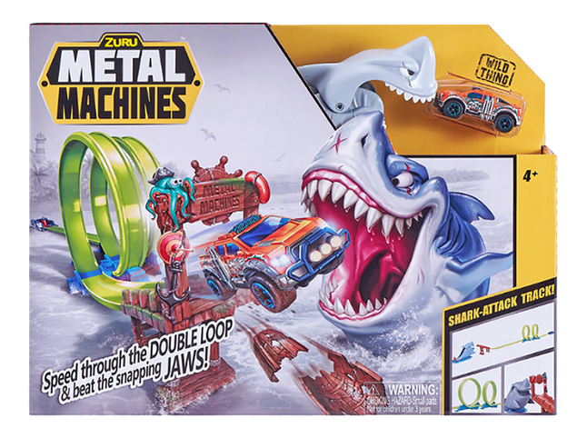 Zuru acrobatische racebaan Metal Machines Shark-Attack Track