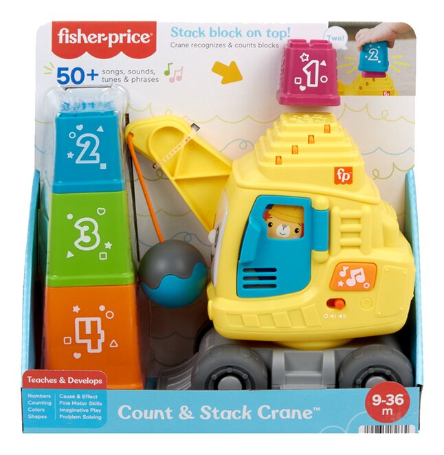 Fisher-Price Pots à empiler Count & Stack Crane
