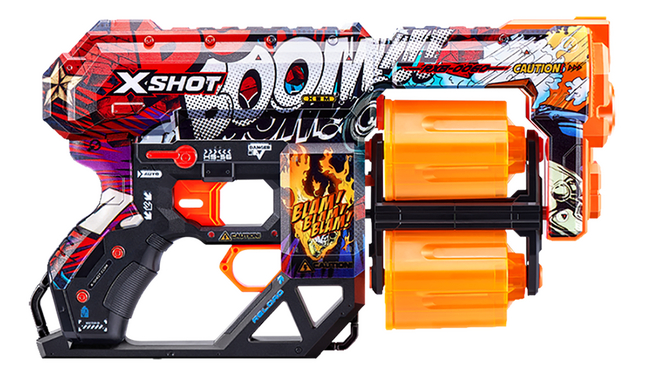 Zuru blaster X-Shot Skins Dread - Boom!!!