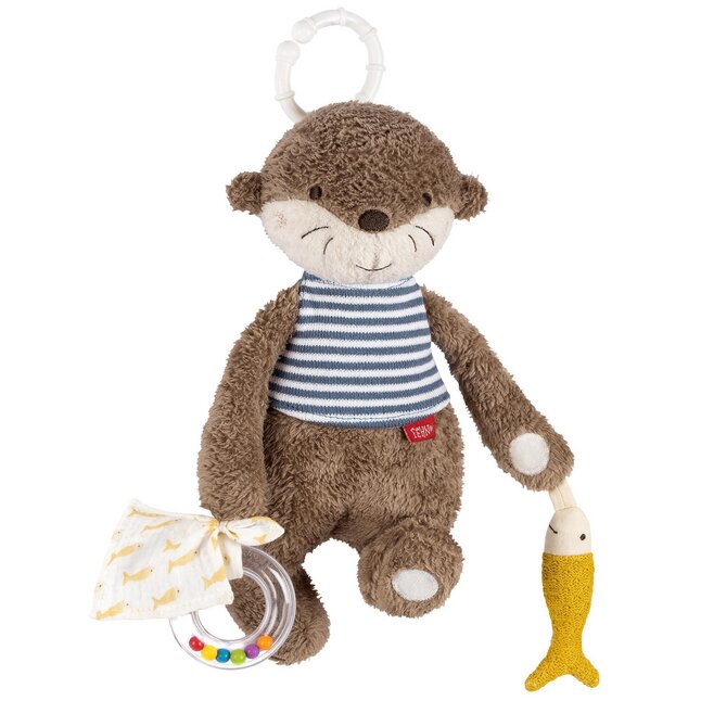 Fehn Jouet d'activité Knuffel Otter Theo 30cm
