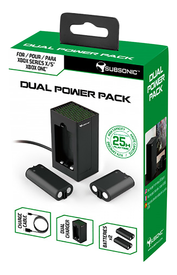 Subsonic Dual Power Pack Charging Kit voor Xbox Series X|S