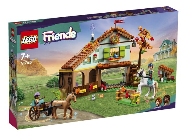 LEGO Friends 41745 - L'Écurie d'Autumn, Jouet avec Chevaux