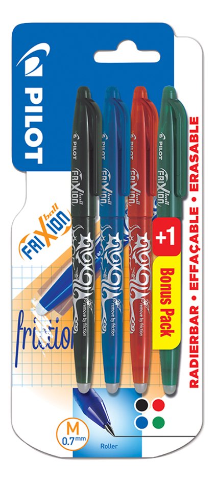 Pilot rollerball Frixion - 4 pièces