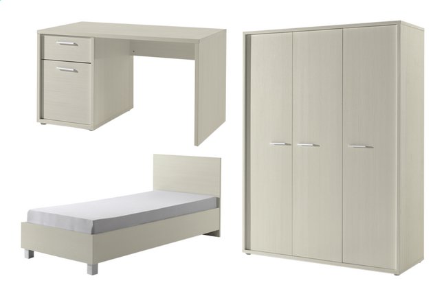 Chambre 3 Elements Robin Avec Armoire 3 Portes Super Deals Et